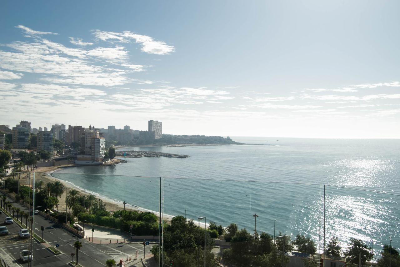 Modern Sea Front Jacuzzi Blue Sky Apartment Alicante Exterior photo